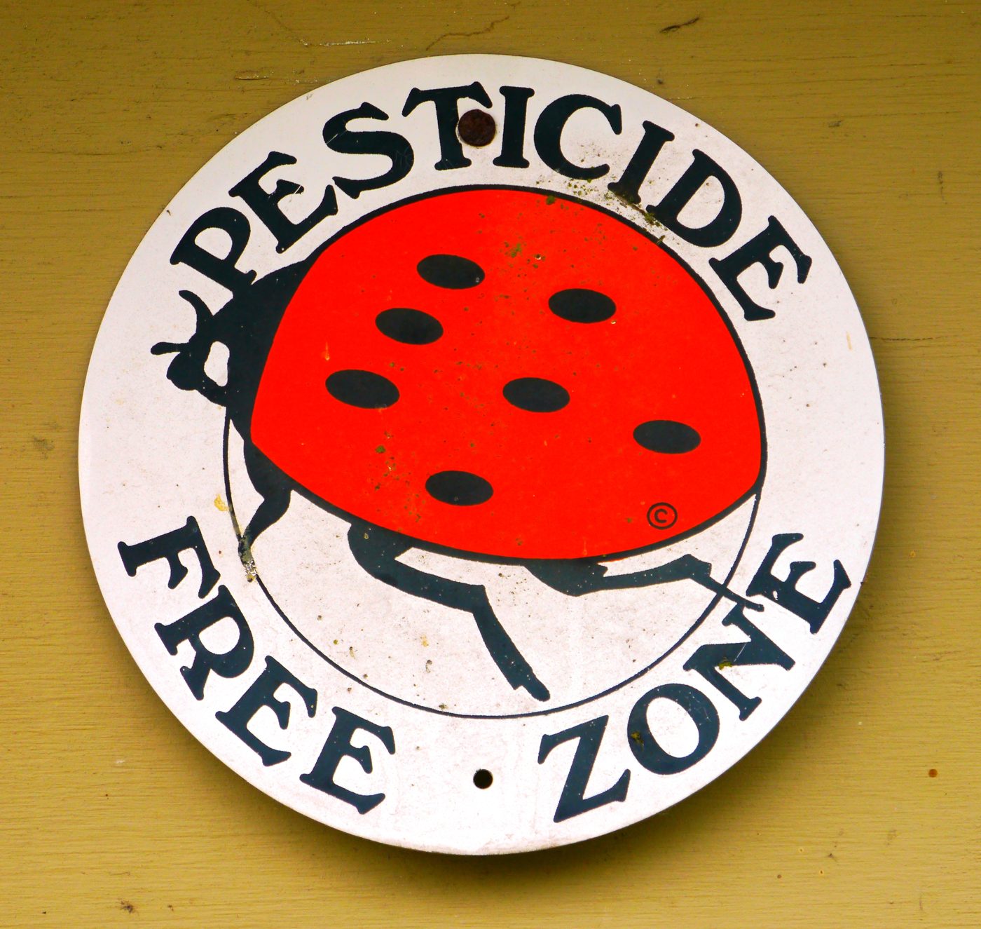Pesticide Free Zone Sign